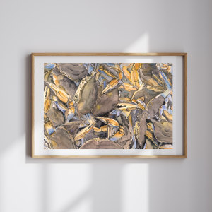 Consortium Blues Watercolor Print