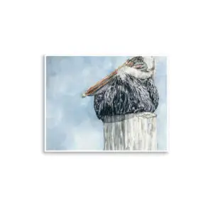 Lofty Lectern Watercolor Print