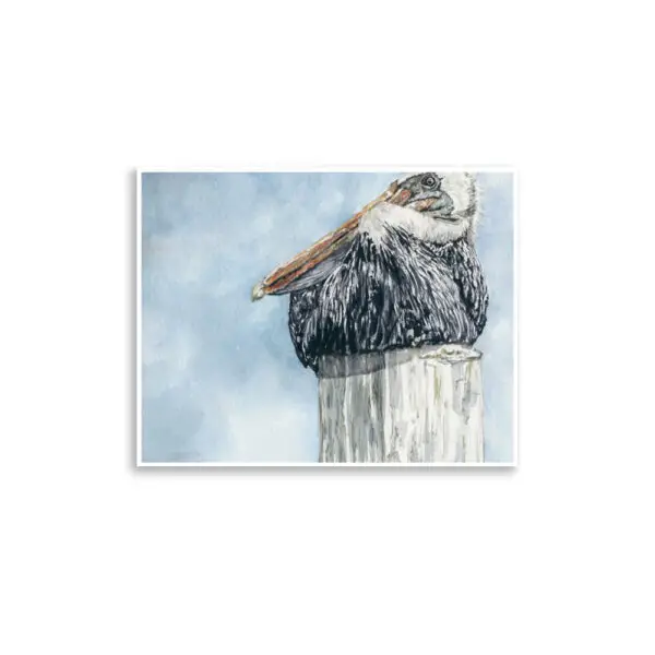 Lofty Lectern Watercolor Print