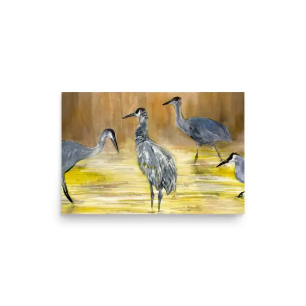 Enlightened Quartet Watercolor Print