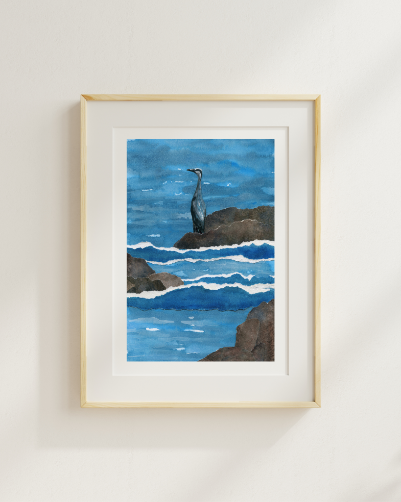 Small Beginnings Watercolor Collage Print